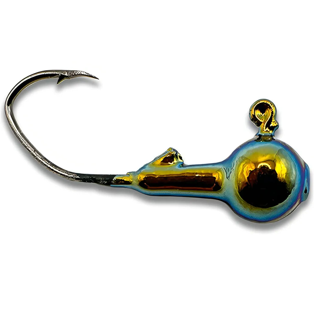Round Ball Jig (3 Pack) 1/32-3/8 oz Mad Scientist UV IR Coating