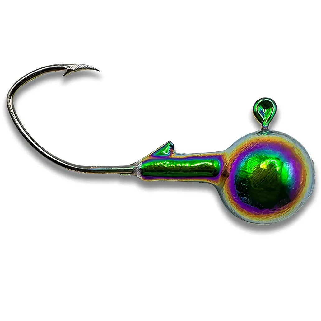 Round Ball Jig (3 Pack) 1/32-3/8 oz Mad Scientist UV IR Coating