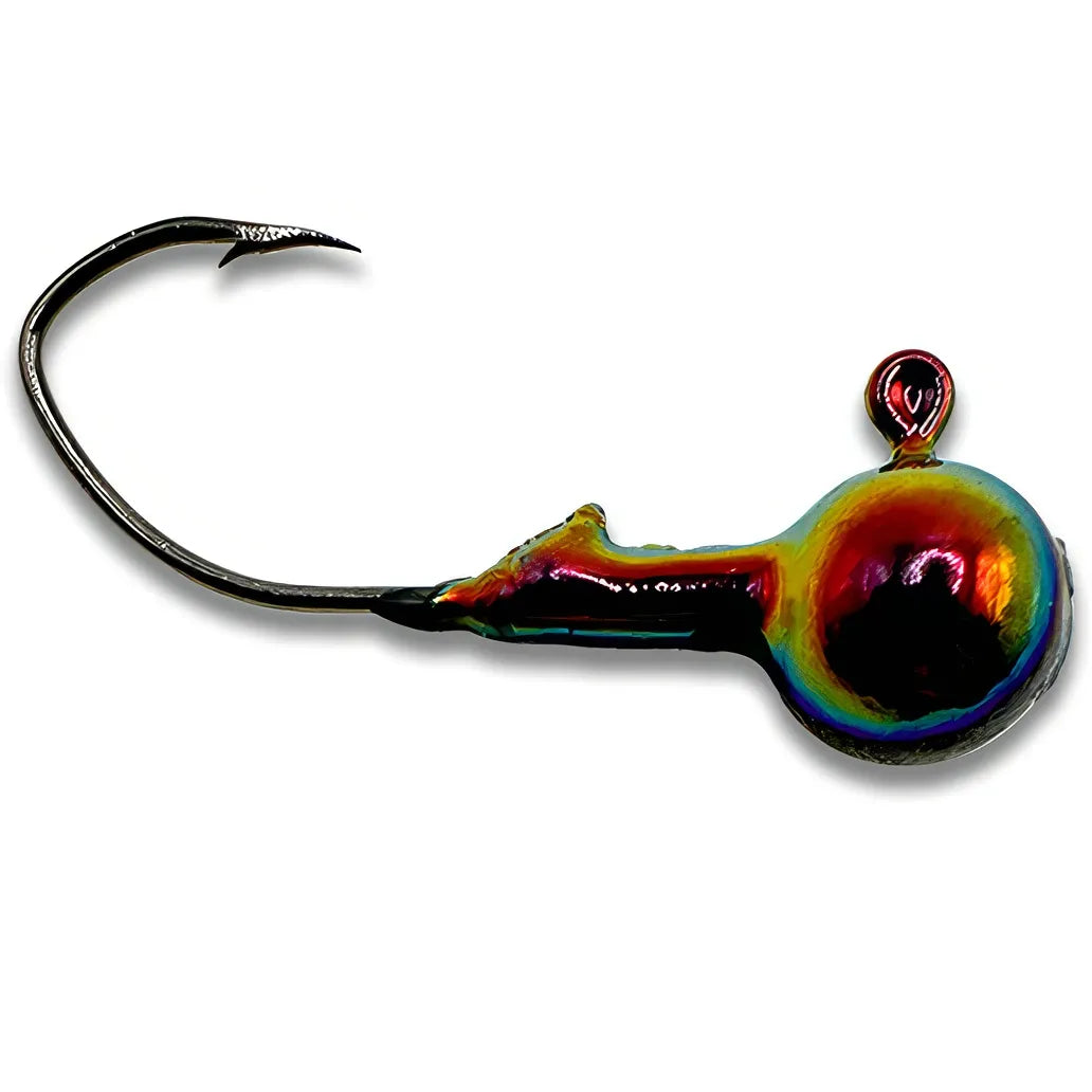 Round Ball Jig (3 Pack) 1/32-3/8 oz Mad Scientist UV IR Coating