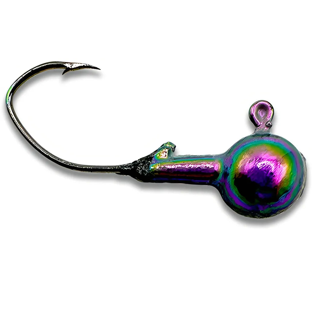 Round Ball Jig (3 Pack) 1/32-3/8 oz Mad Scientist UV IR Coating