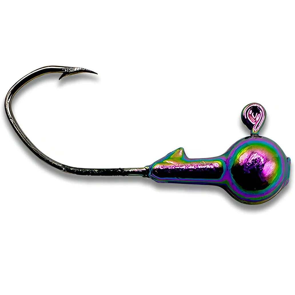 Round Ball Jig (3 Pack) 1/32-3/8 oz Mad Scientist UV IR Coating
