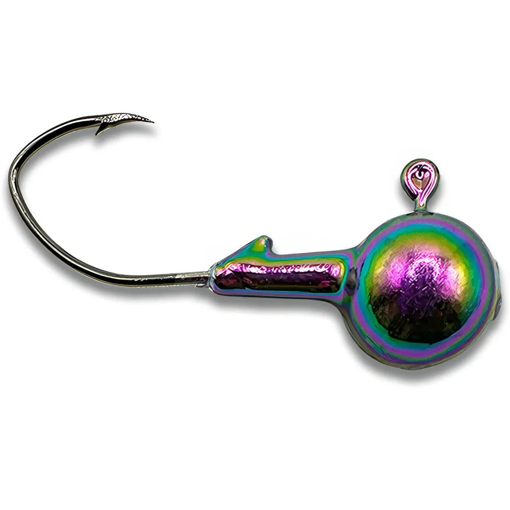 Round Ball Jig (3 Pack) 1/32-3/8 oz Mad Scientist UV IR Coating