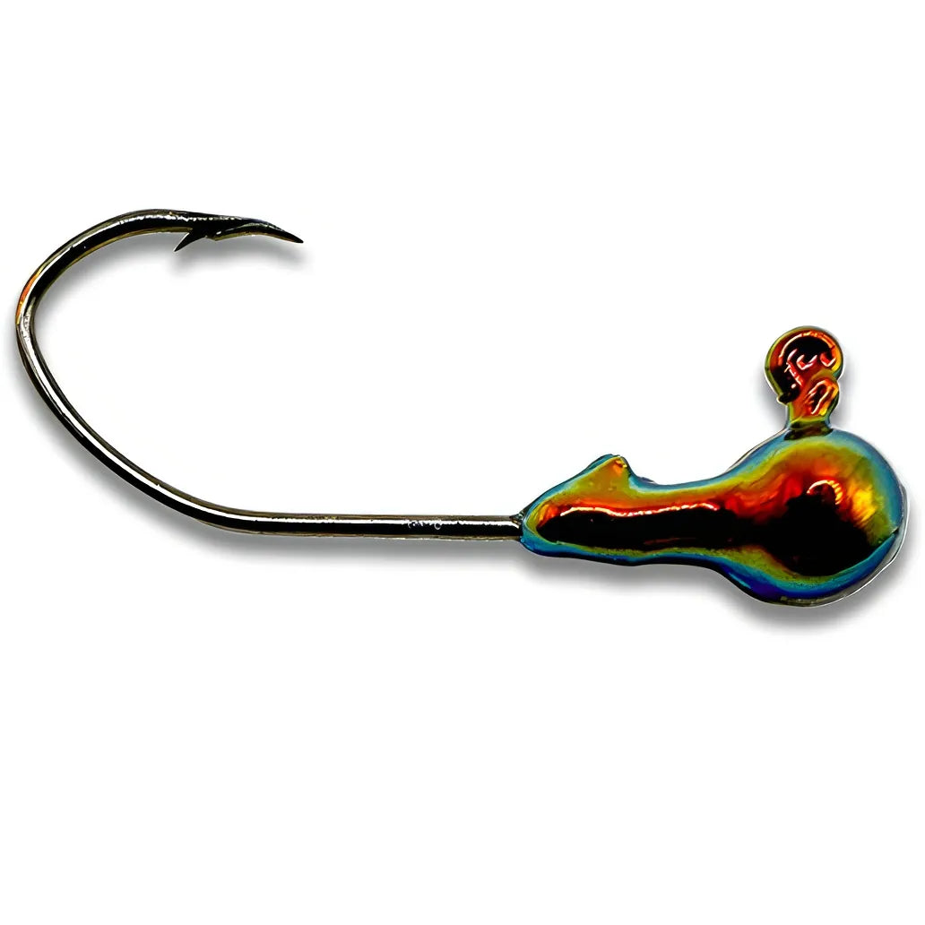 Round Ball Jig (3 Pack) 1/32-3/8 oz Mad Scientist UV IR Coating