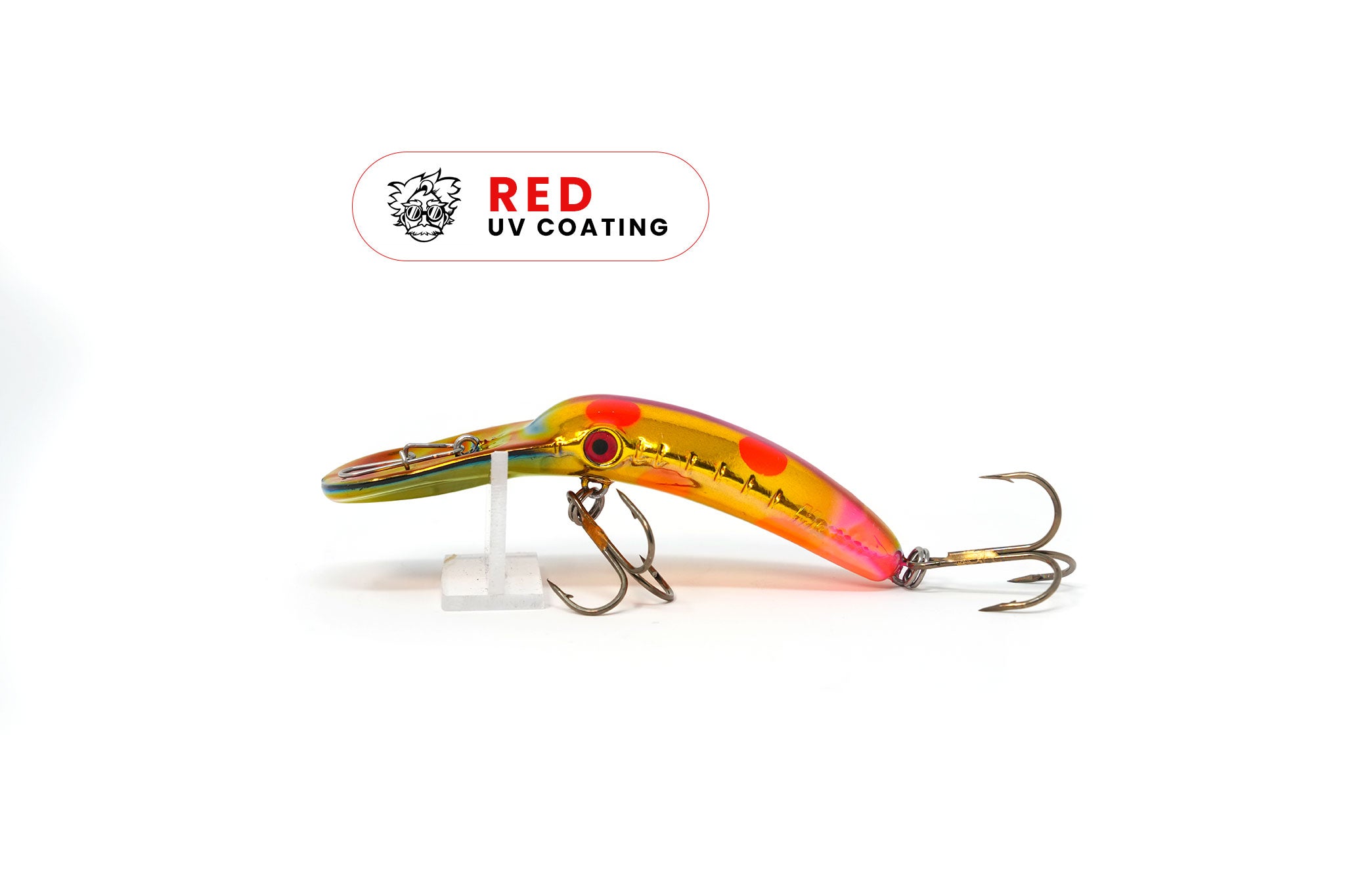 Yakima Gold Member 3.5" Mag Lip - Mad Scientist Technology Red UV Coating
