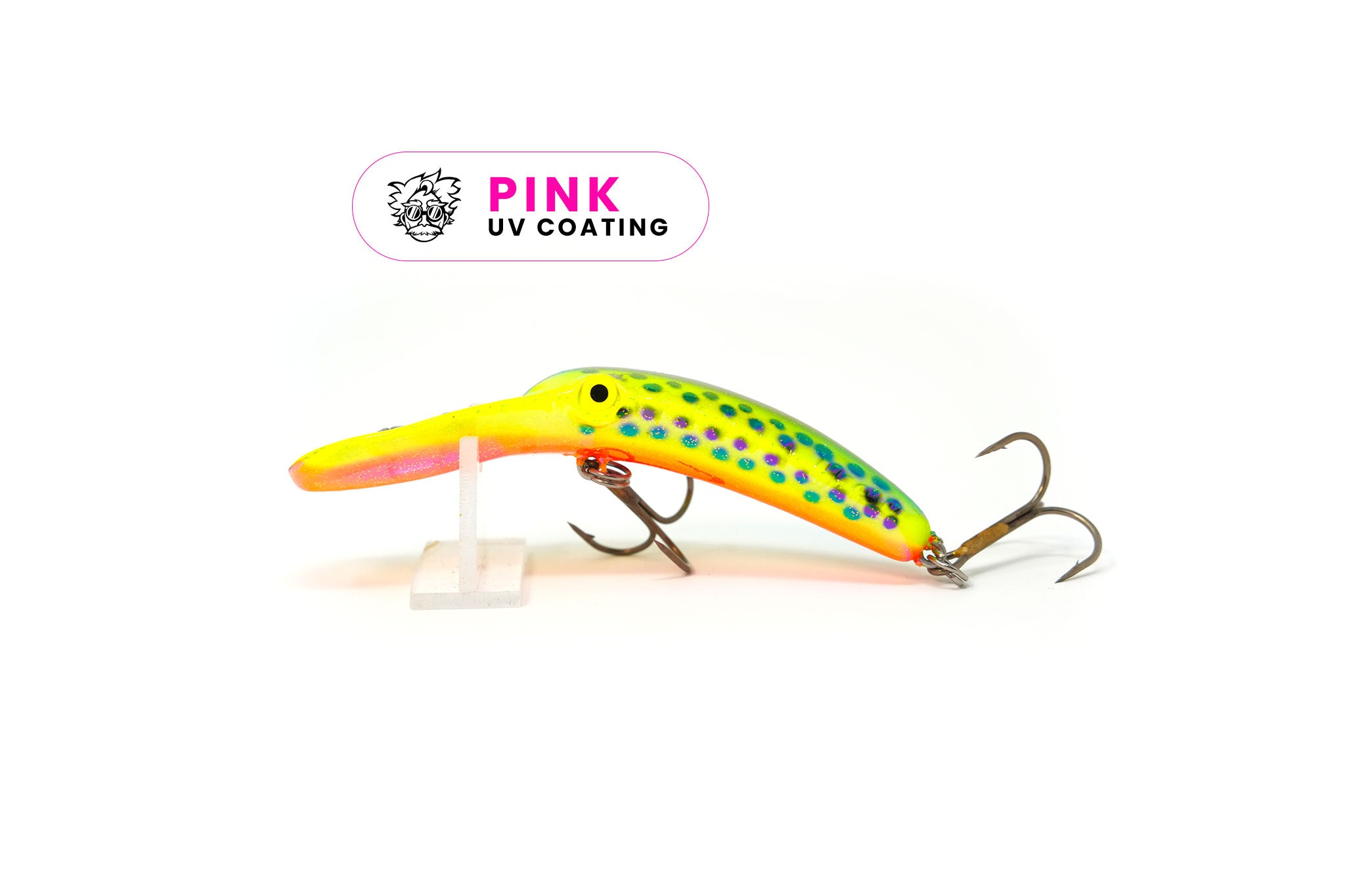 Yakima Glitter Watermelon 3.5" Mag Lip - Mad Scientist Technology Pink UV Coating