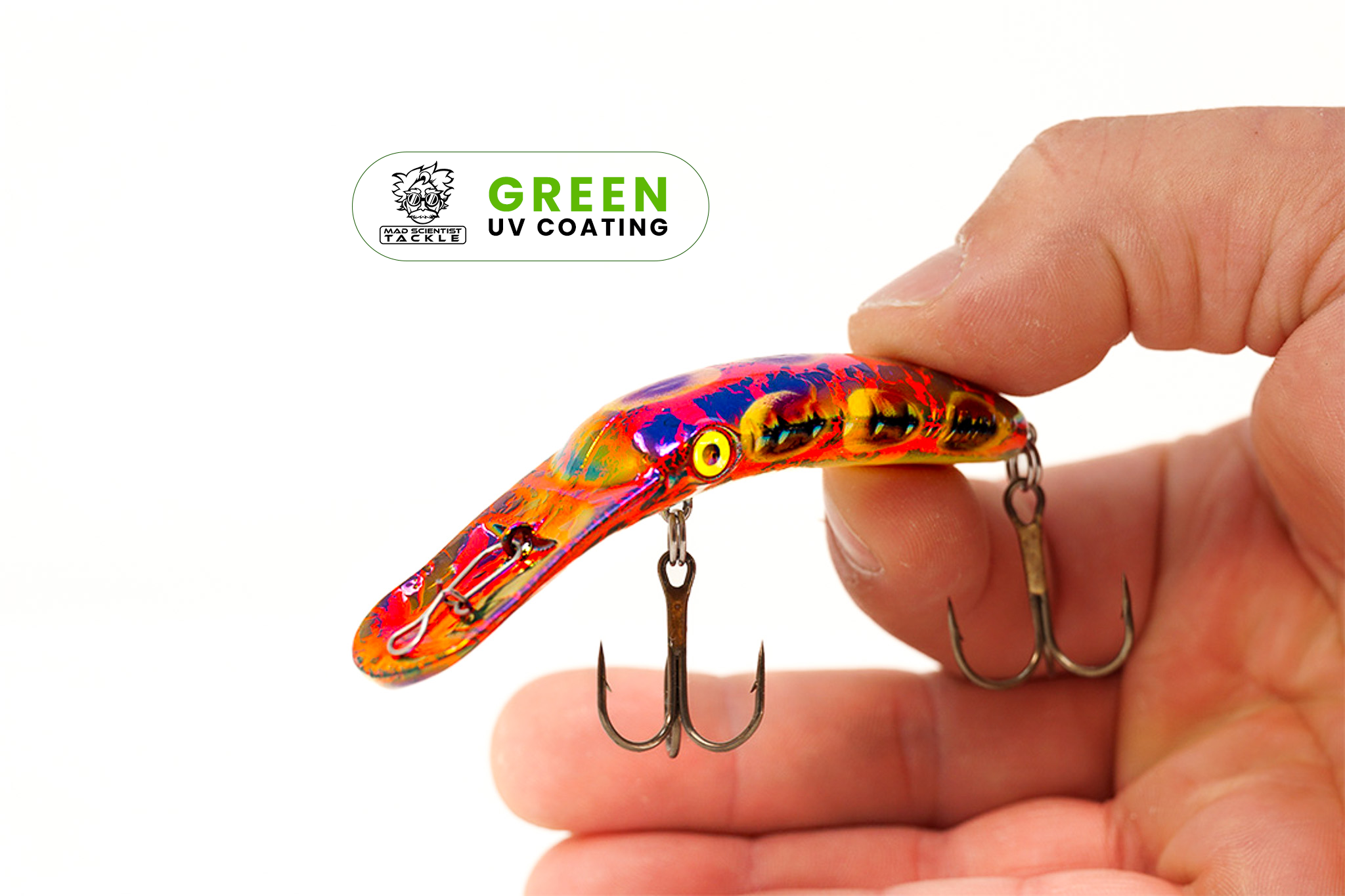 Yakima Bleeding Frog 3.5" Mag Lip - Mad Scientist Technology Green UV Coating