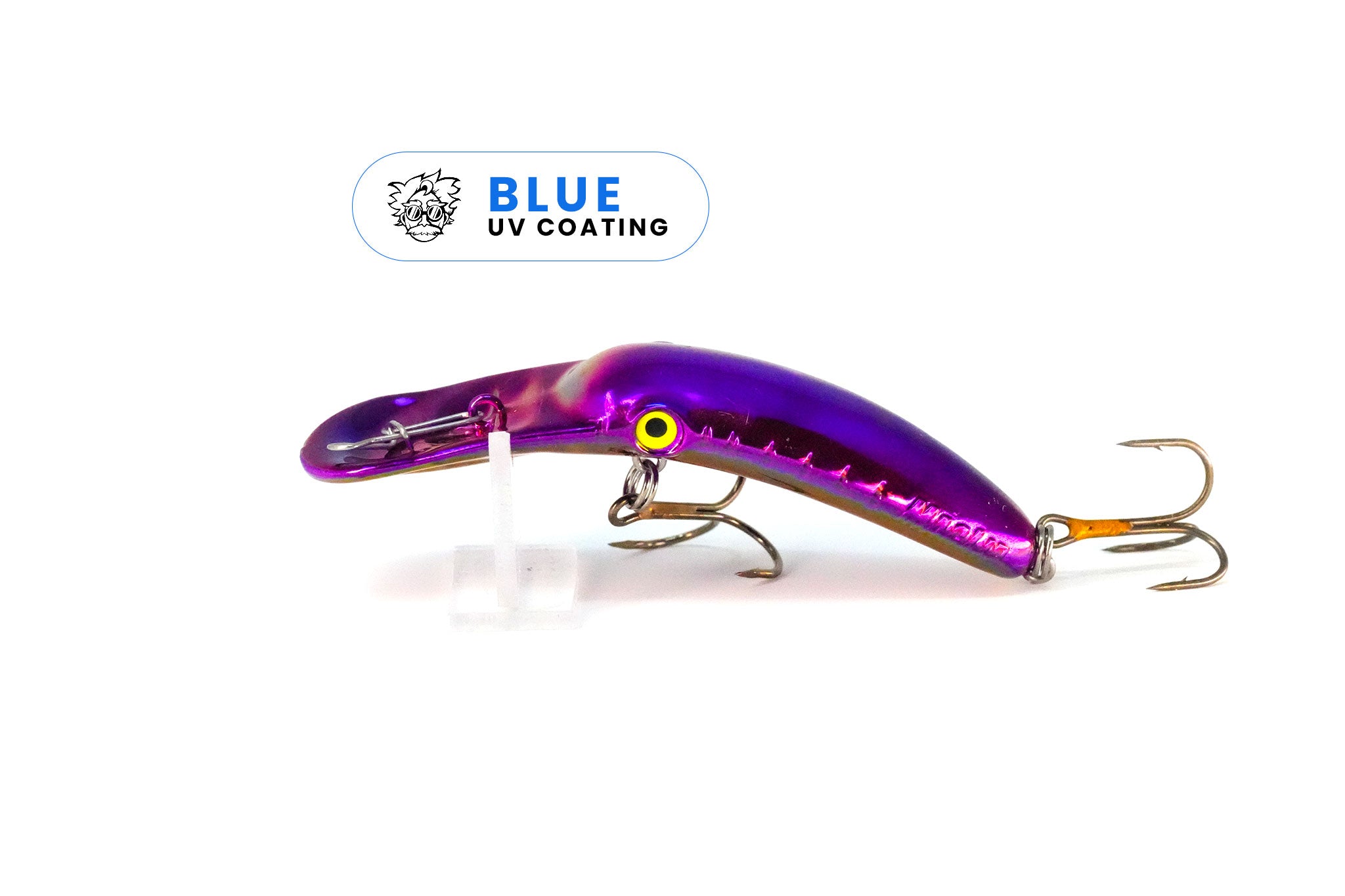 Yakima Metallic Purple 3.5" Mag Lip - Mad Scientist Technology Blue UV Coating