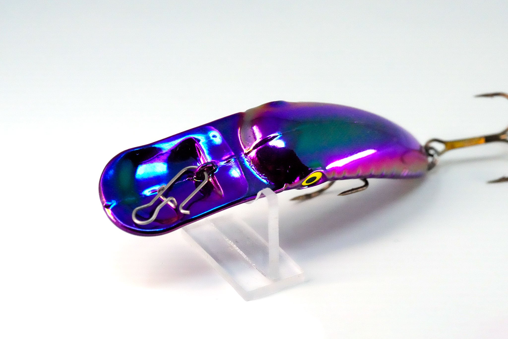 Yakima Metallic Purple 3" Mag Lip - Mad Scientist Technology Green UV Coating